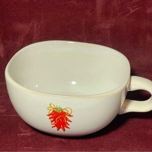 Furio Thailand Chili Pepper Soup Mug Handled Bowl